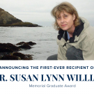 Announcing the first-ever recipient of the Dr. Susan Lynn Williams Memorial Graduate Award