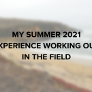 My summer 2021 experience working out in the field