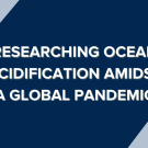 Researching Ocean Acidification amidst a global pandemic